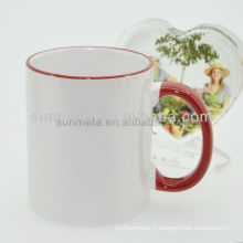 Sunmeta 11oz blank sublimation heat press mug en céramique